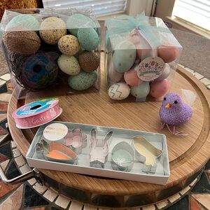Easter Egg Centerpiece Fill, Ribbon, Bird, and Cookie Cutter Set